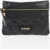 Moschino Love Hearts Embossed Faux Leather Handbag Black