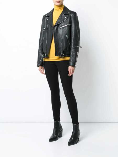 Blugi skinny FRAME High Waist Dark Wash Skinny Fit Jeans 13Cm Black Femei (BM 9895364) 2