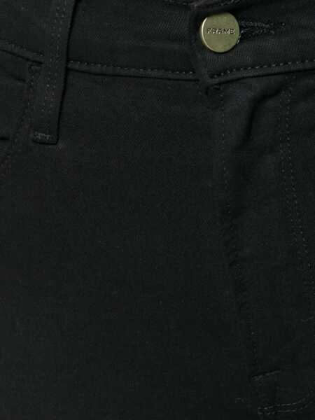 Blugi skinny FRAME High Waist Dark Wash Skinny Fit Jeans 13Cm Black Femei (BM 9895364) 5