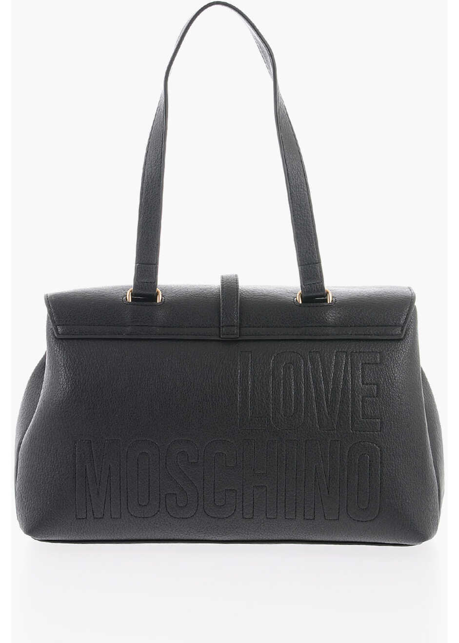 Genti tip postas Moschino Love Faux Leather Bag With Removable Shoulder Strap Black Femei (BM 9895784) 3