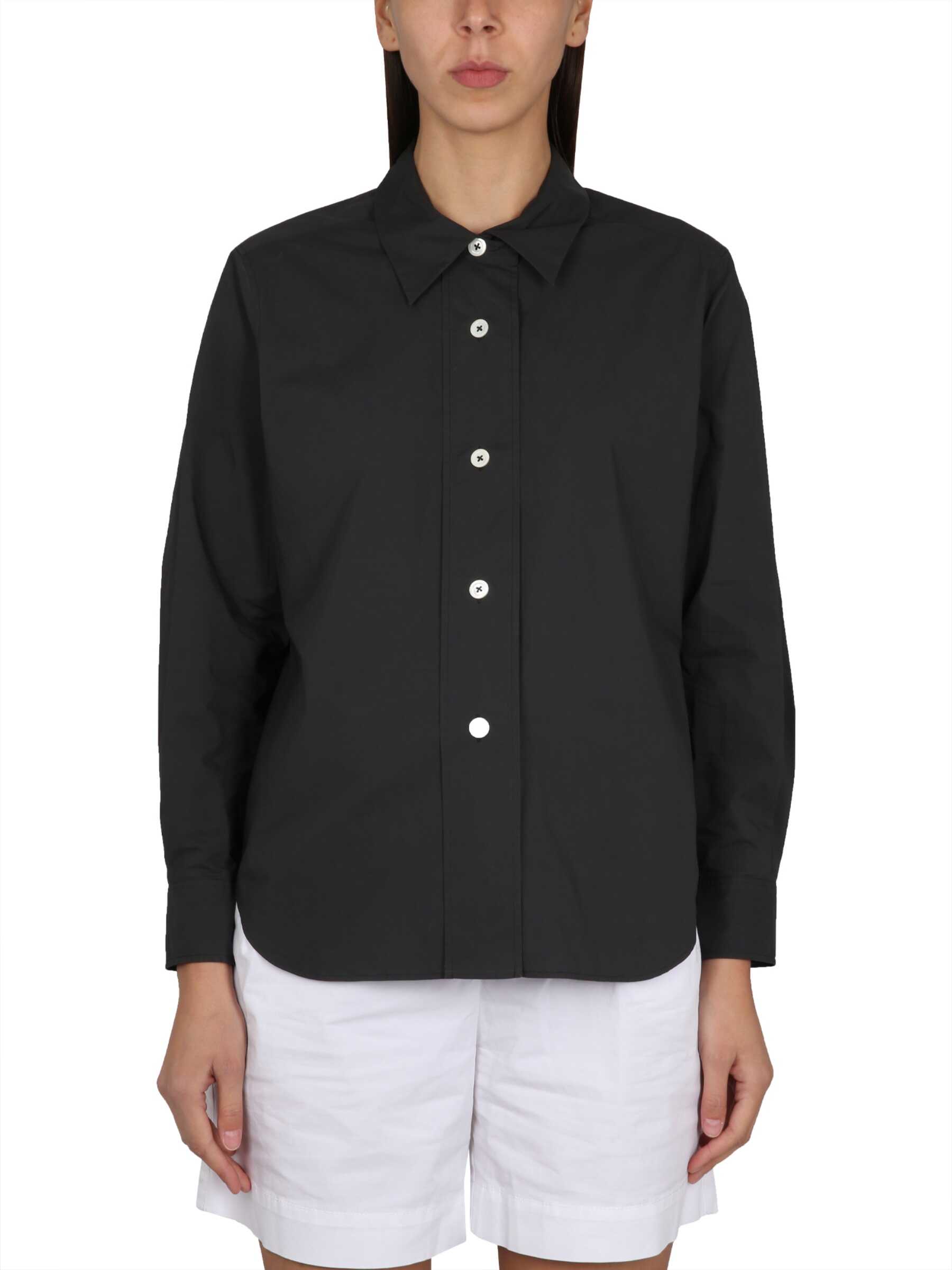 Margaret Howell Cotton Shirt BLACK