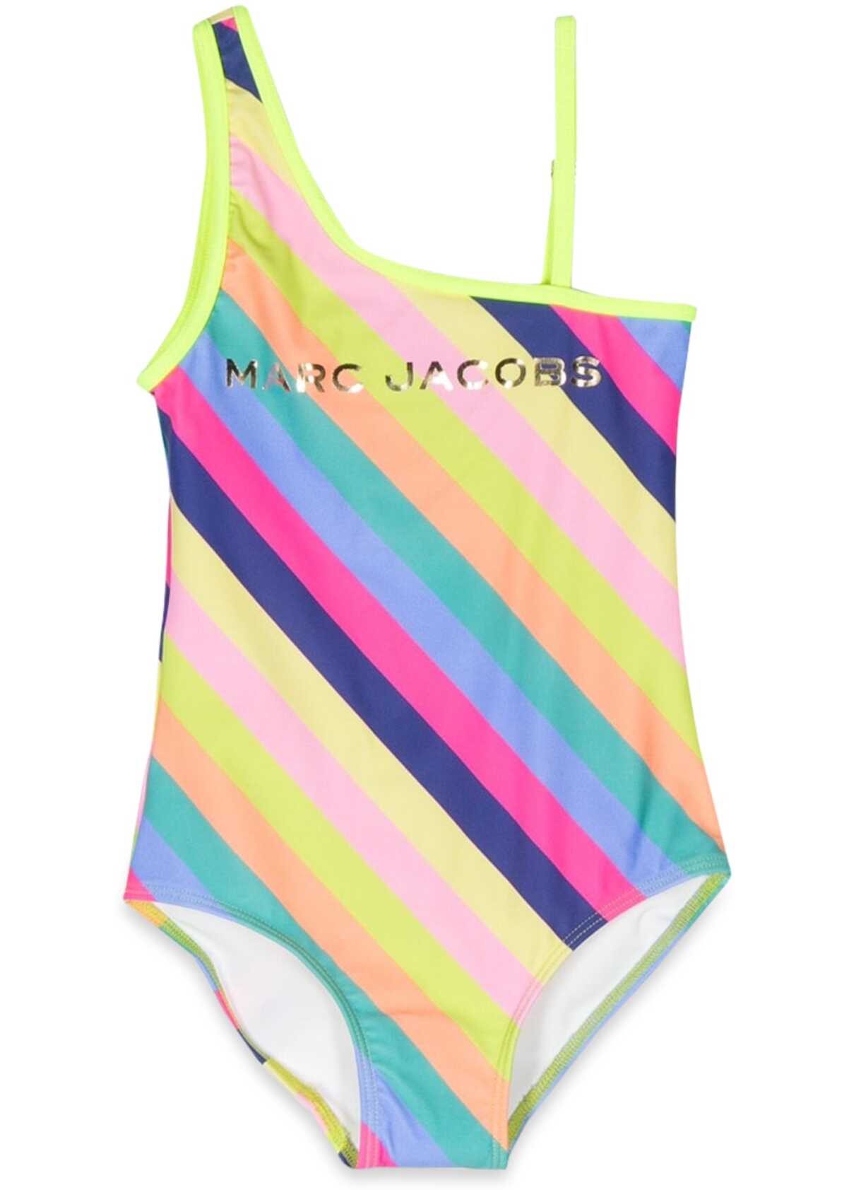 Poze Marc Jacobs One Piece Swimsuit Slanted Stripes MULTICOLOUR