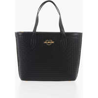 Genti de umar Love Faux Leather Valentina Tote Bag With All-Over Hearts Femei