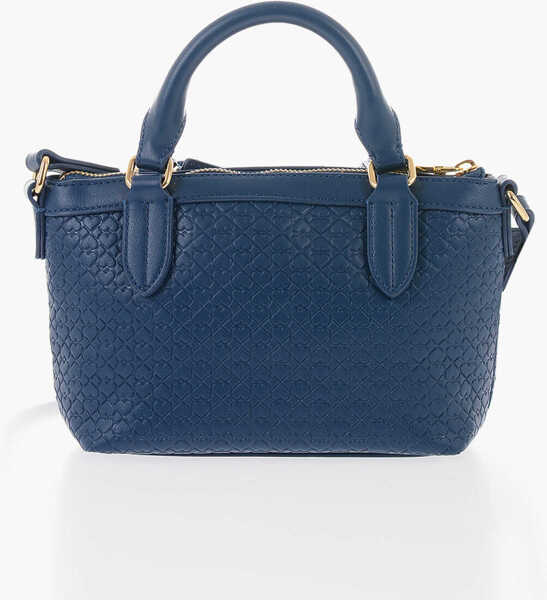 Genti de mana Moschino Love Faux Leather Valentina Crossbody Bag With All-Over Hear Blue Femei (BM 9896540) 2