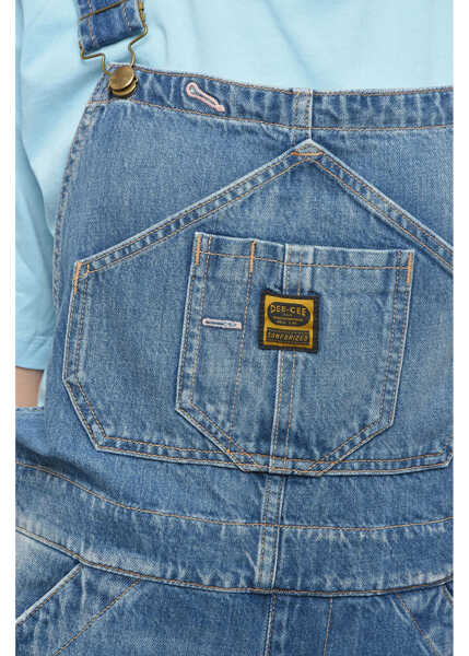 Rochii lungi WASHINGTON DEE CEE Denim Washington Jumpsuit With Logoed And Golden Buttons Blue Femei (BM 9896558) 3