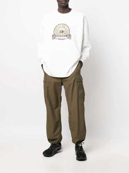 Bluze de trening Diesel Crewneck S-Patchy Sweatshirt With Deboosed Patch White Barbati (BM 9899972) 2