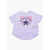 Converse All Star Chuck Taylor Crew-Neck Boyfriend T-Shirt With Front Violet