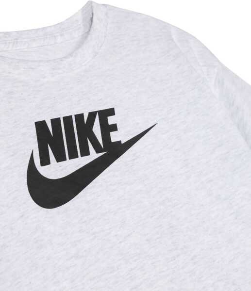 Tricouri Nike Logo Printed Crew-Neck T-Shirt Gray Baieti (BM 9900080) 3
