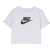 Nike Logo Printed Crew-Neck T-Shirt Gray