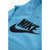 Nike Solid Color Hoodie With Printed Logo Light Blue