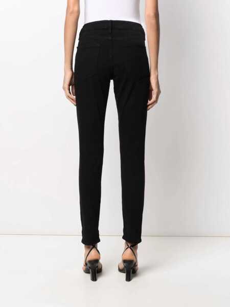 Blugi drepti FRAME Straight Fit Mid-Rise Le Garcon Jeans 15Cm Black Femei (BM 9900572) 4