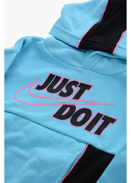 Bluze de trening Nike Two-Tone Hoodie With Contrasting Trim Blue Baieti (BM 9900773) 2