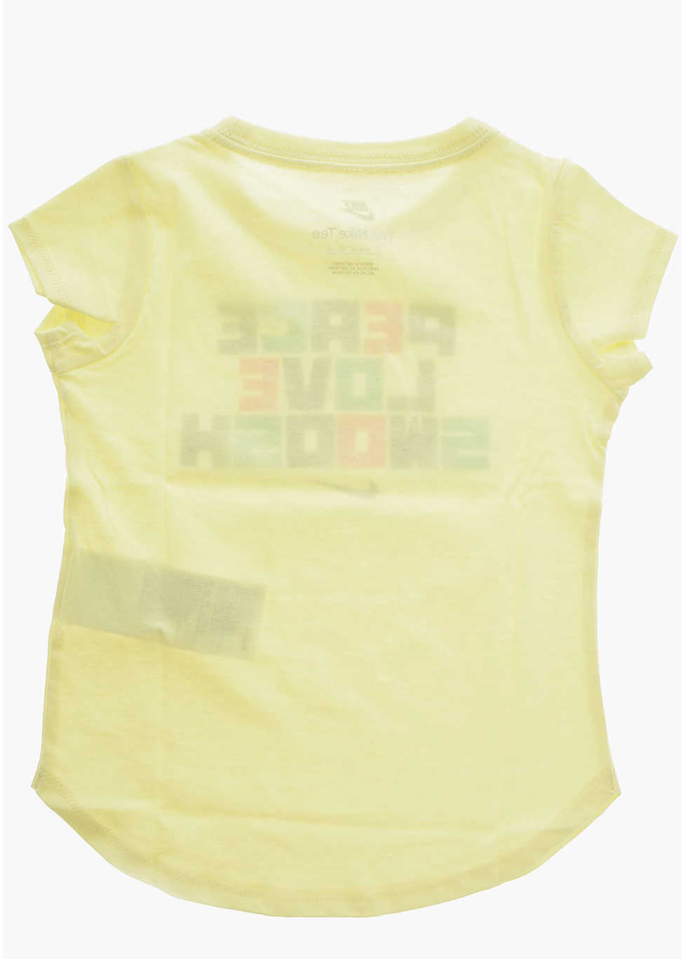 Tricouri Nike Front Printed Crew-Neck T-Shirt Yellow Baieti (BM 9900785) 3