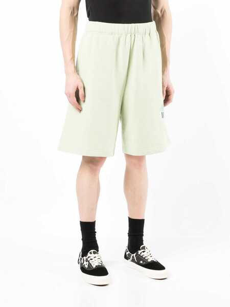 Pantaloni scurti UNDERCOVER Drawstringed Shorts With Graphic Print Green Barbati (BM 9901280) 3