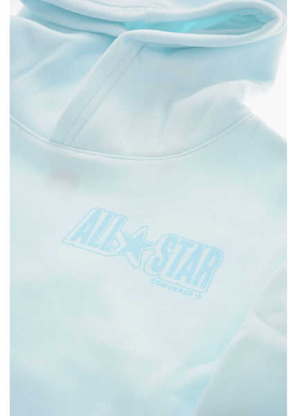 Bluze de trening Converse All Star Renew Fleeced-Cotton Hoodie Light Blue Baieti (BM 9901538) 2