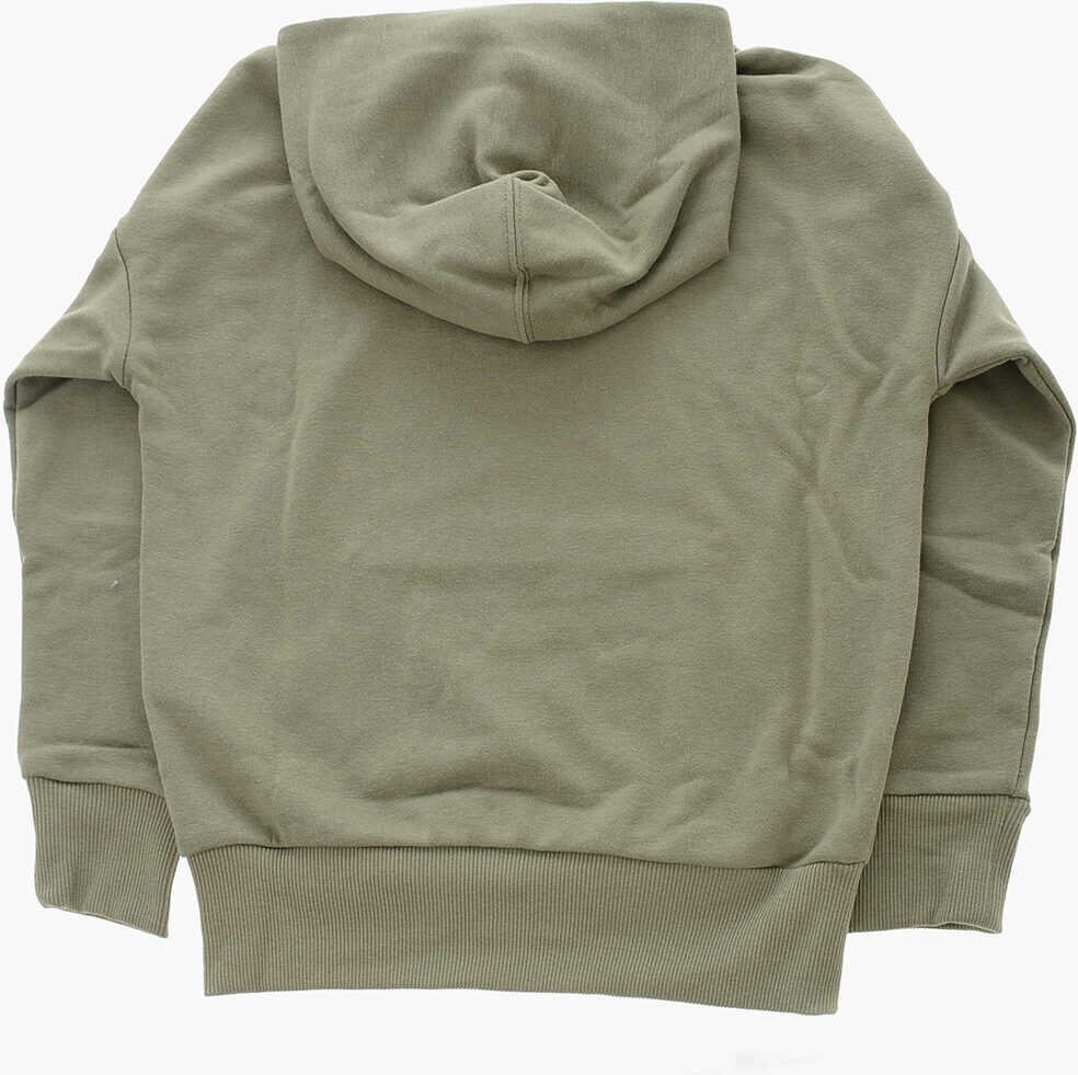 Bluze de trening Converse All Star Logo Embossed Solid Color Hoodie Green Baieti (BM 9901724) 3