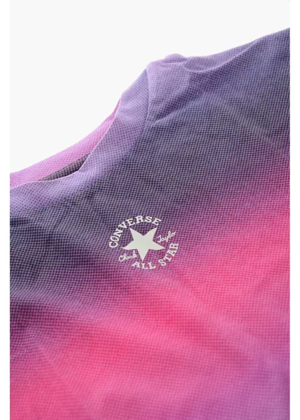 Tricouri Converse All Star Chuck Taylor Shaded Effect Relaxed Boxy Fit Crew-Ne Pink Baieti (BM 9901727) 2