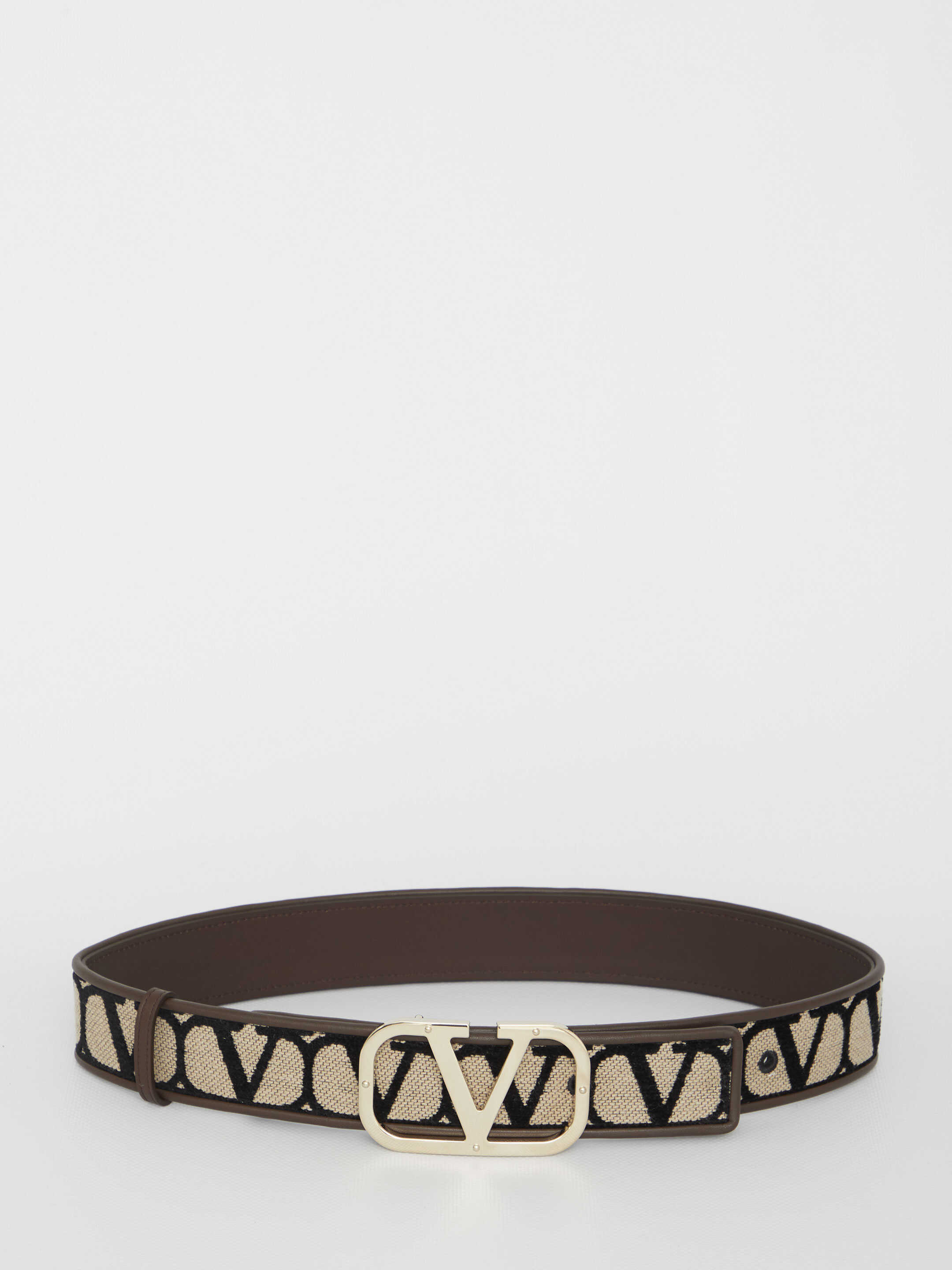 Valentino Garavani Toile Iconographe Belt BEIGE