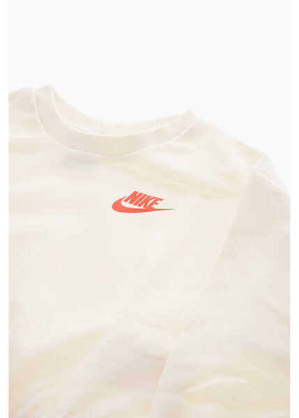 Bluze de trening Nike Crewneck Sweatshirt With Elastic Band On The Bottom Beige Baieti (BM 9902279) 2