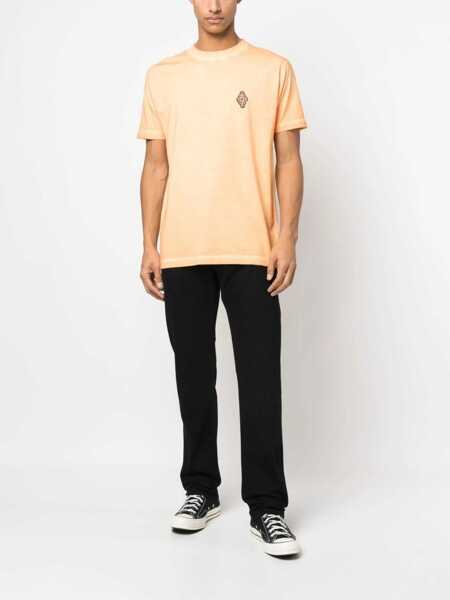 Tricouri Marcelo Burlon Sunset Cross Regular T-Shirt ORANGE Barbati (BM 9902891) 2