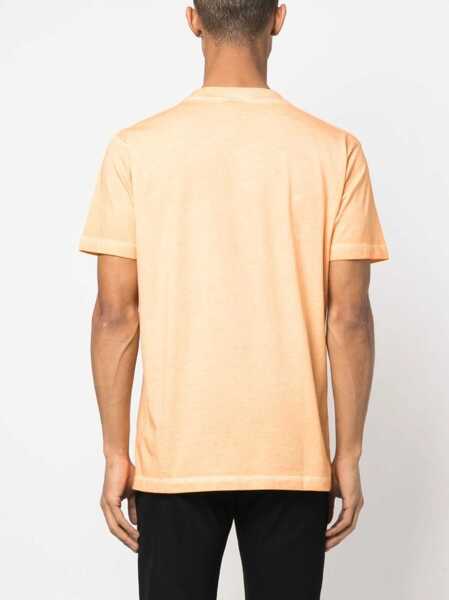 Tricouri Marcelo Burlon Sunset Cross Regular T-Shirt ORANGE Barbati (BM 9902891) 4