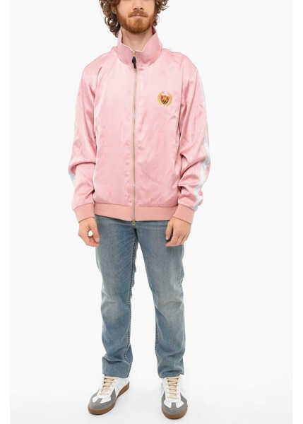Bluze de trening Bel-Air Athletics Academy Zip-Up Sweatshirt With Embroidered Logo Pink Barbati (BM 9905162) 4