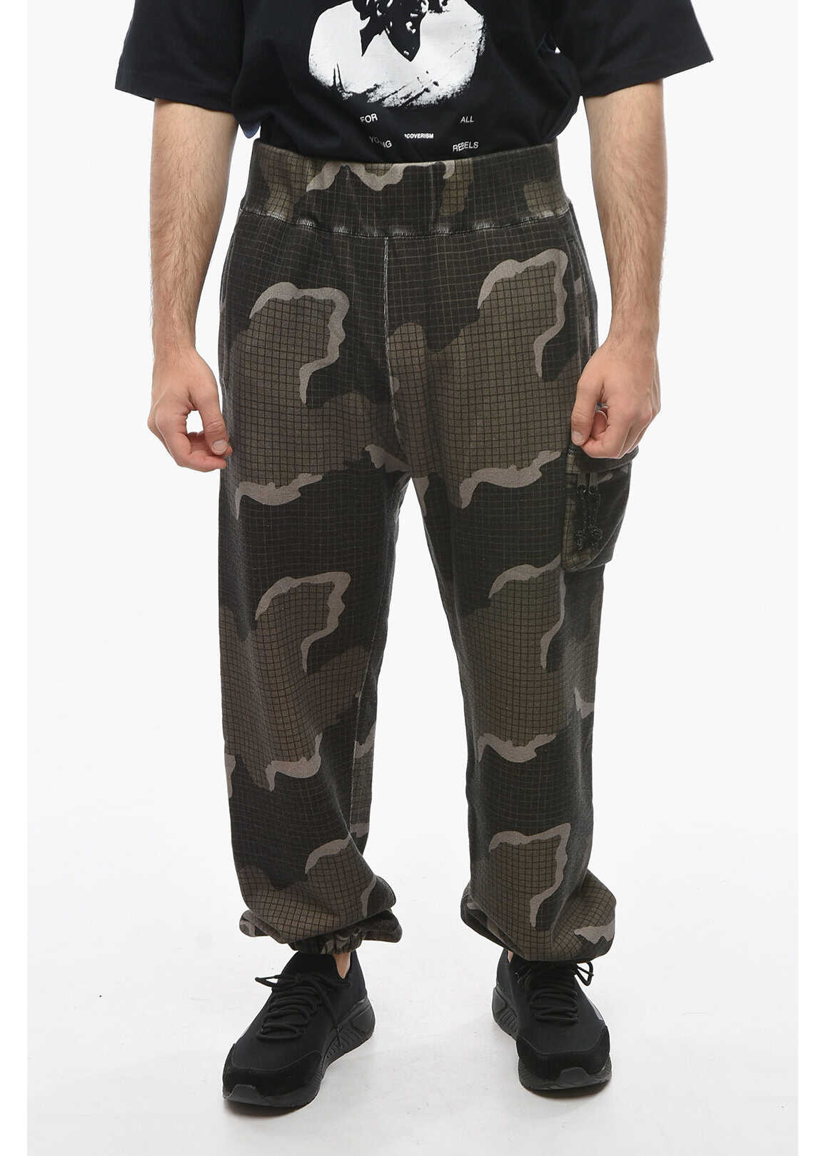 UNDERCOVER Eastpack Camouflage-Patterned Joggers With Zipped Maxi Pocke Brown
