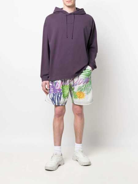 Pantaloni scurti JUST DON Islanders Denim Hawaii Shorts With Drawstring Light Blue Barbati (BM 9906116) 2