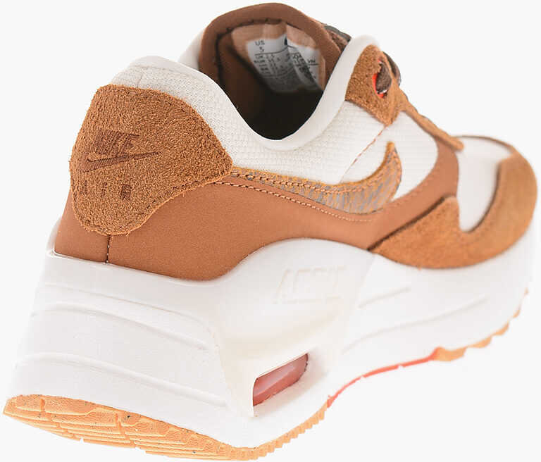 Sneakers Nike Leather And Fabric Air Max Systm Se Sneakers With Reptile Ef White Femei (BM 9906251) 3