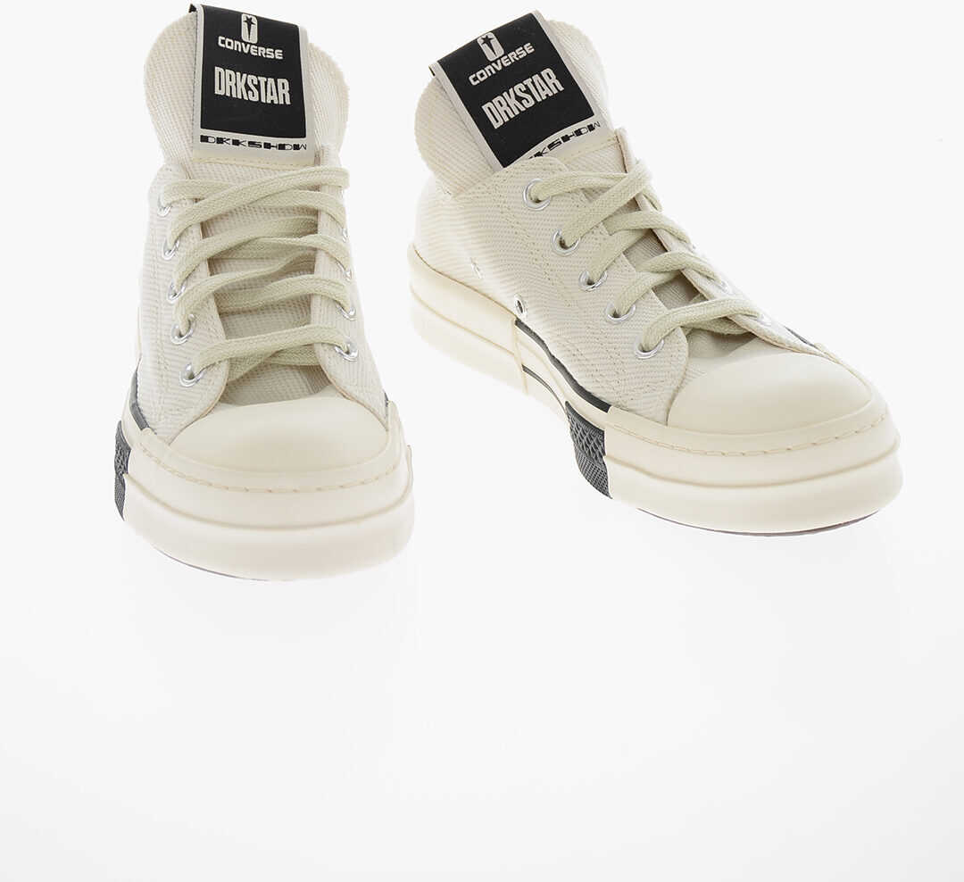 Converse Drkshdw Drkstar Allstar Cotton Lily Low-Top Sneakers Black & White