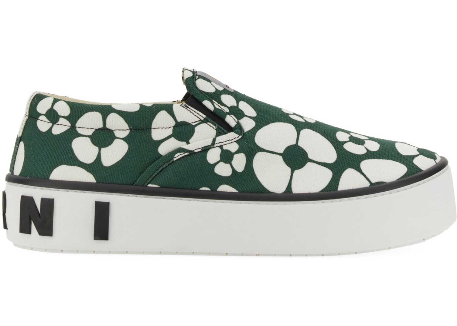 MARNI X CARHARTT WIP Sneaker Slip On GREEN