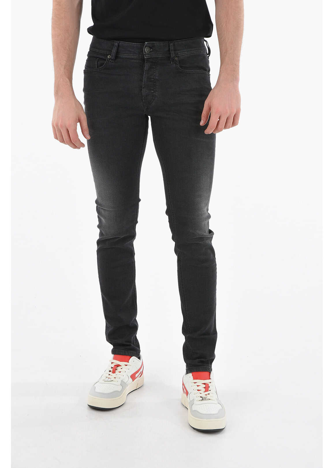 Diesel Dark Washed Skinny Fit Sleenker-X Jeans 15,5Cm L32* Black