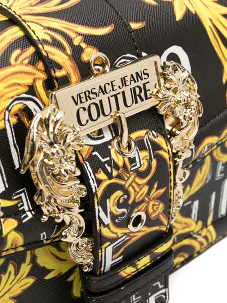Genti de umar Versace Jeans Couture Saffiano Faux Leather Baroque Motif Range F Wi Yellow Femei (BM 9908156) 4
