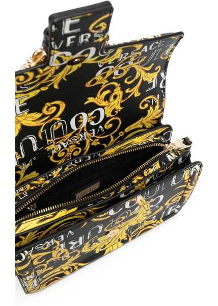 Genti de umar Versace Jeans Couture Saffiano Faux Leather Baroque Motif Range F Wi Yellow Femei (BM 9908156) 5