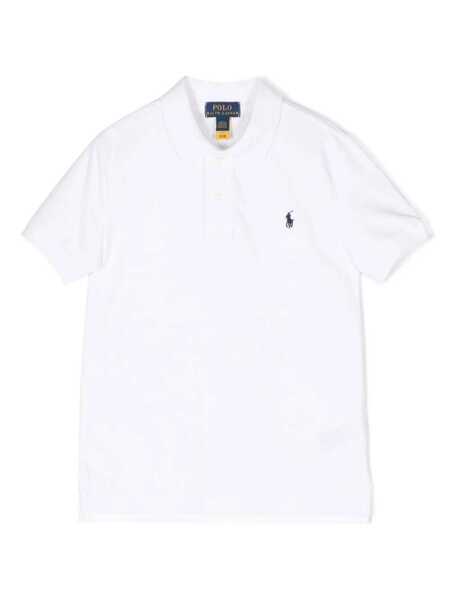 Tricouri Polo Ralph Lauren POLO-TOPS-KNIT White Baieti (BM 9909158) 1