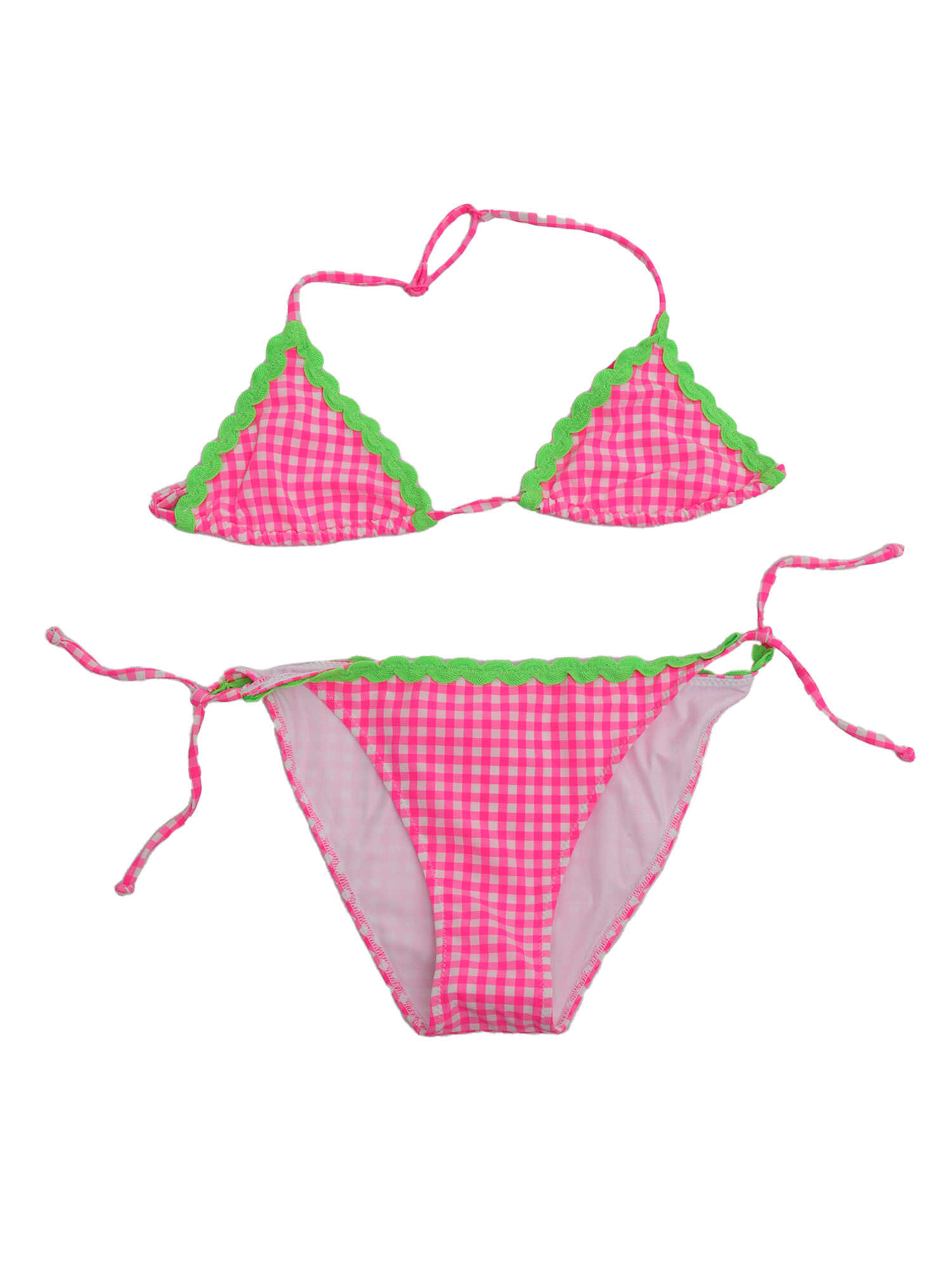 Poze Mc2 Saint Barth Holly Vichy bikini Pink
