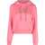 Moschino Logo Crochet Sweatshirt PINK