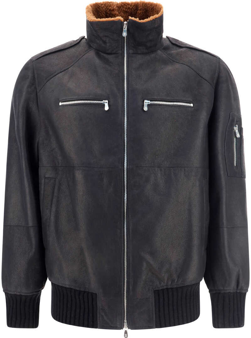 Brunello Cucinelli Leather Jacket CDI24