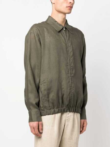 Jachete PT TORINO Linen Jacket DOVE Barbati (BM 9910127) 3