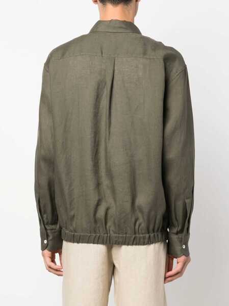 Jachete PT TORINO Linen Jacket DOVE Barbati (BM 9910127) 4