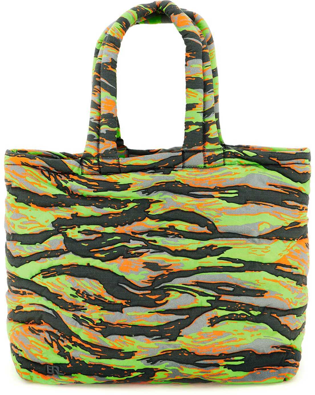 ERL Camouflage Puffer Bag ERL GREEN RAVE CAMO 1