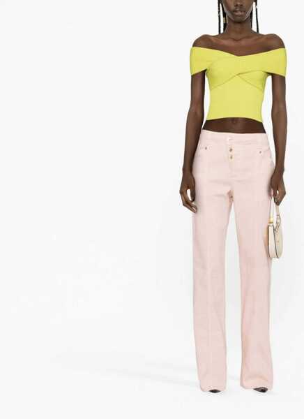 Blugi evazati Tom Ford Compact Pants PINK Femei (BM 9914093) 2