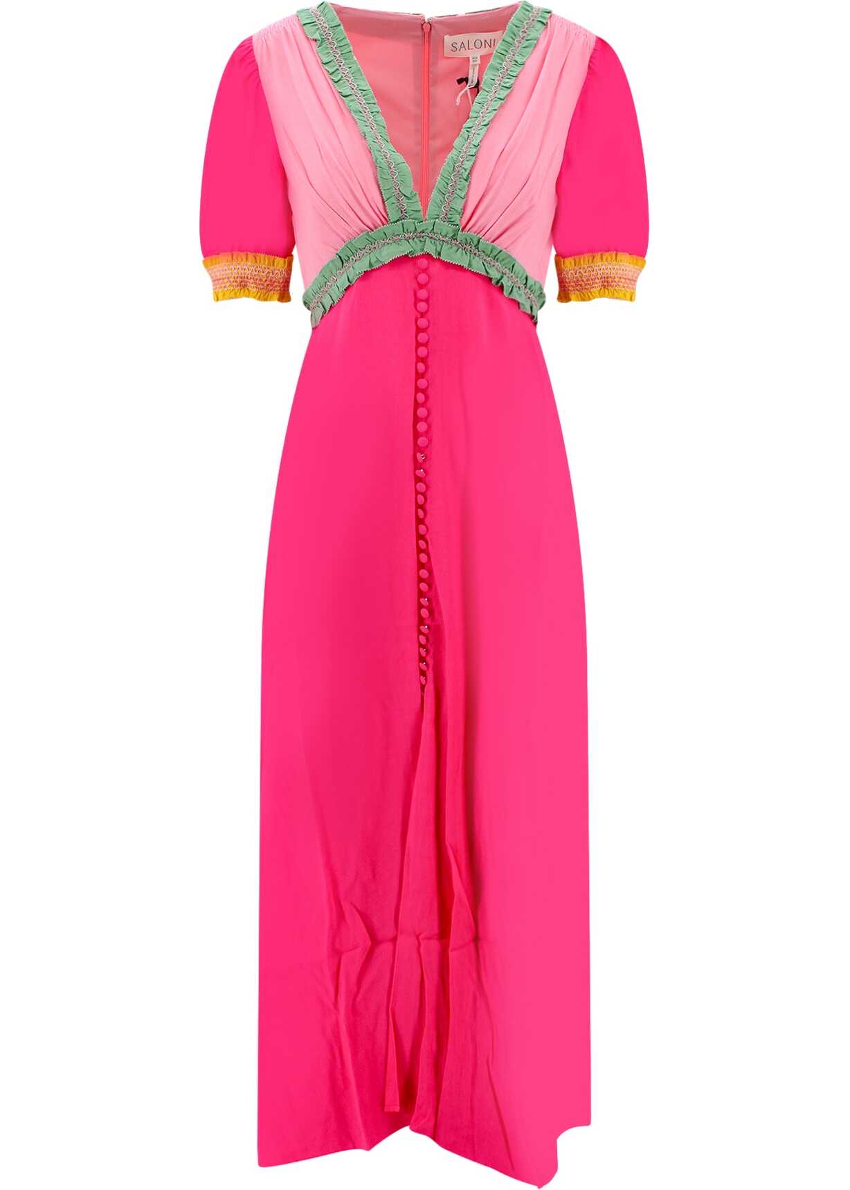 SALONI Rayon Dress PINK