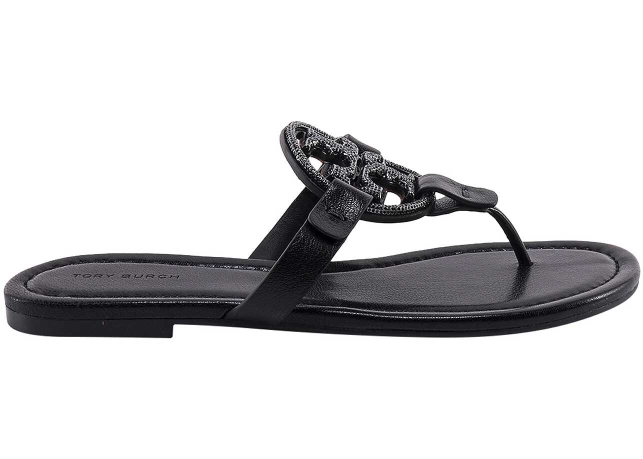 Tory Burch Leather Sandals BLACK