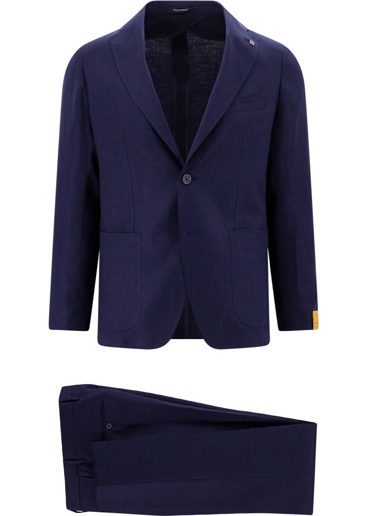 Tagliatore Linen Suit BLUE