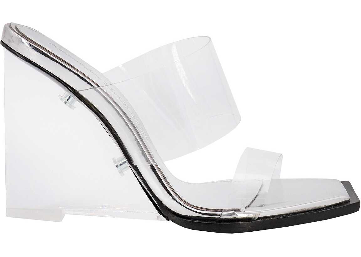 Alexander McQueen Plastic Sandals WHITE