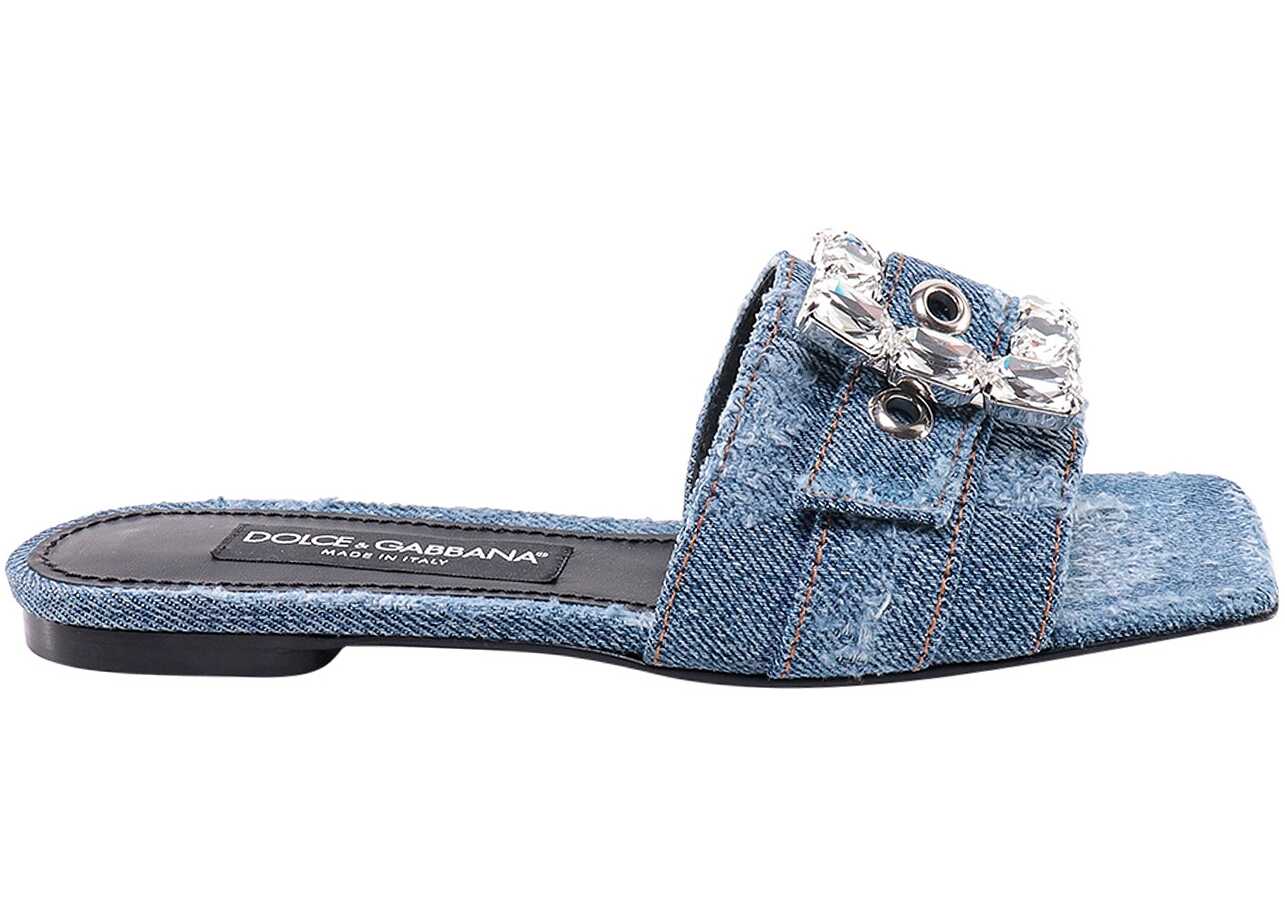 Dolce & Gabbana Denim Sandals BLUE