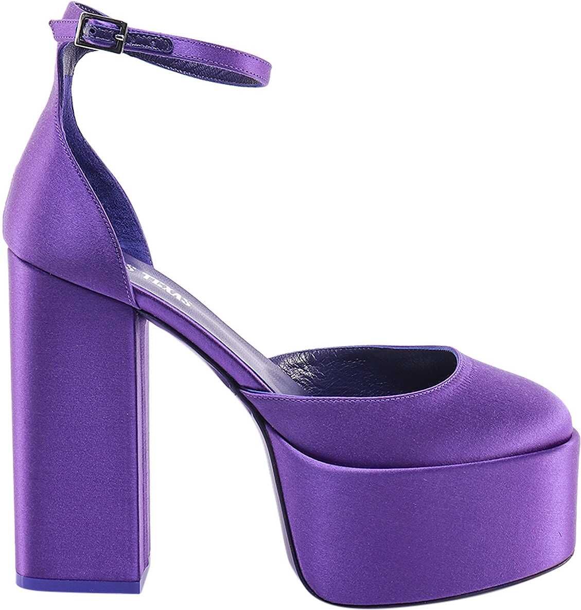 Paris Texas Satin Sandals PURPLE