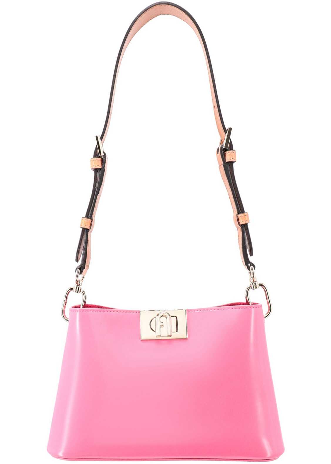 Furla Leather Shoulder Bag PINK