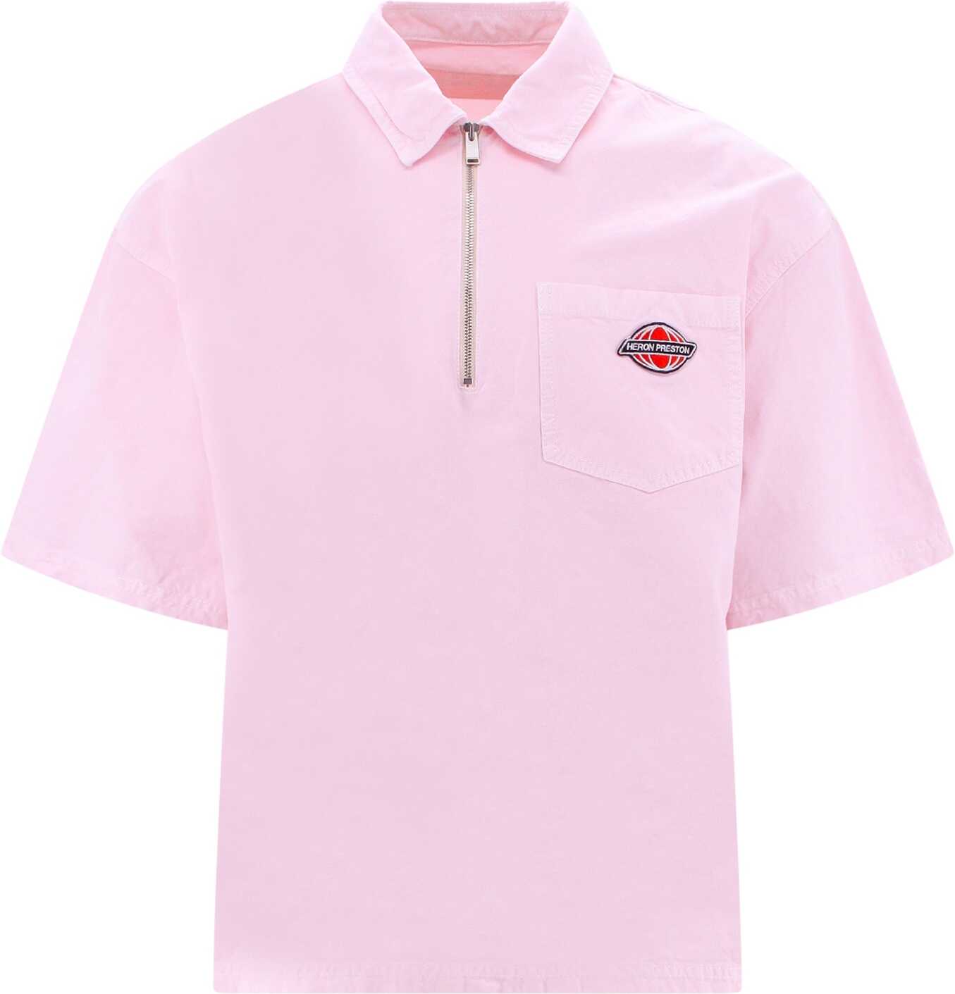 Heron Preston Cotton Shirt PINK